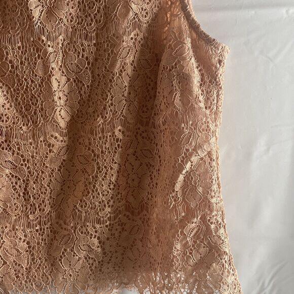 H&M Top Women's 6 Pink Sleeveless Keyhole - Picture 4 of 11